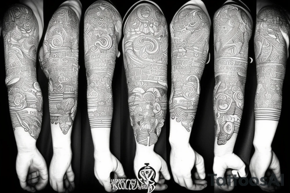 Mayan alchemist yggdrasil tattoo idea