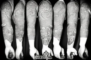 Mayan alchemist yggdrasil tattoo idea