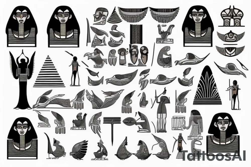 Egyptian tattoo idea
