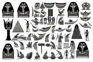 Egyptian tattoo idea