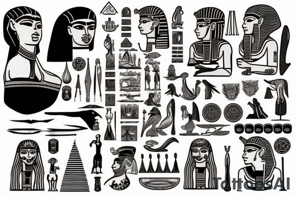 Egyptian tattoo idea