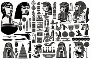 Egyptian tattoo idea