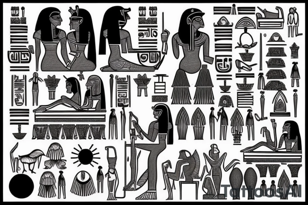 Egyptian tattoo idea