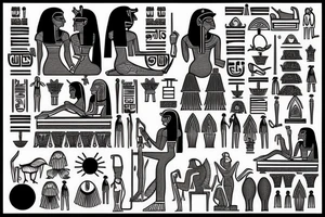 Egyptian tattoo idea