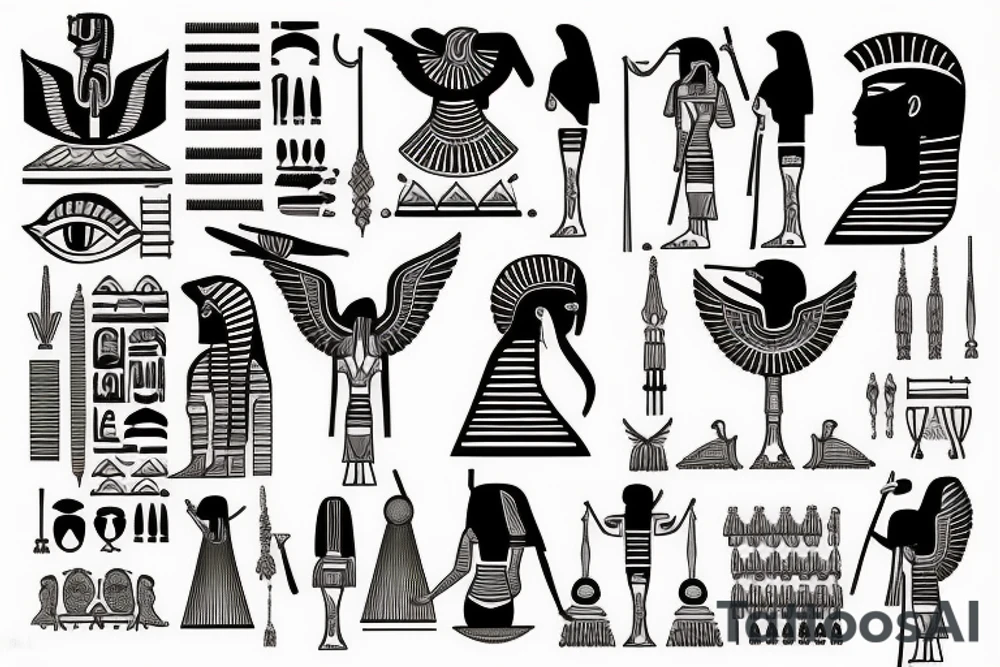 Egyptian tattoo idea