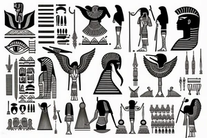 Egyptian tattoo idea
