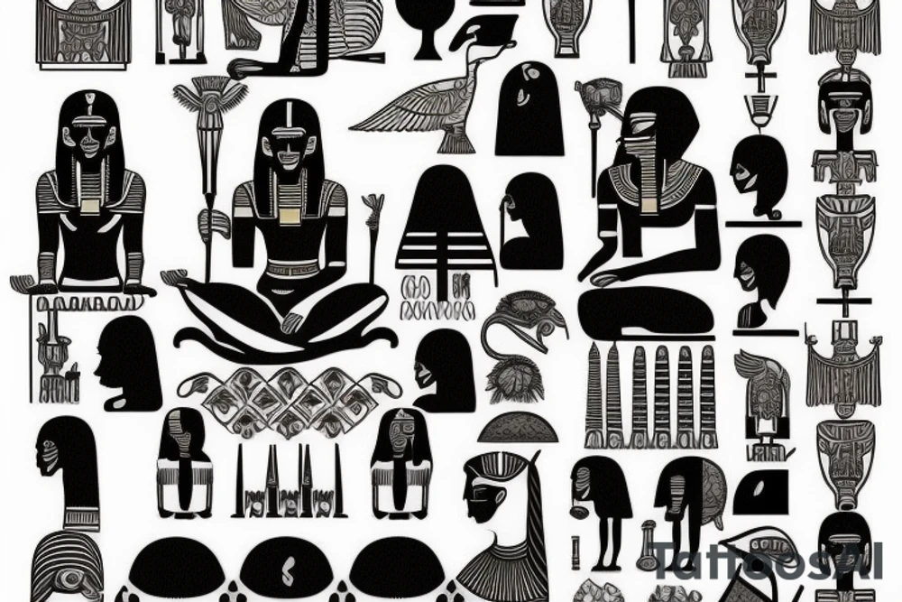 Egyptian tattoo idea
