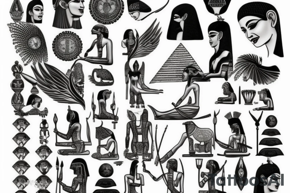 Egyptian tattoo idea