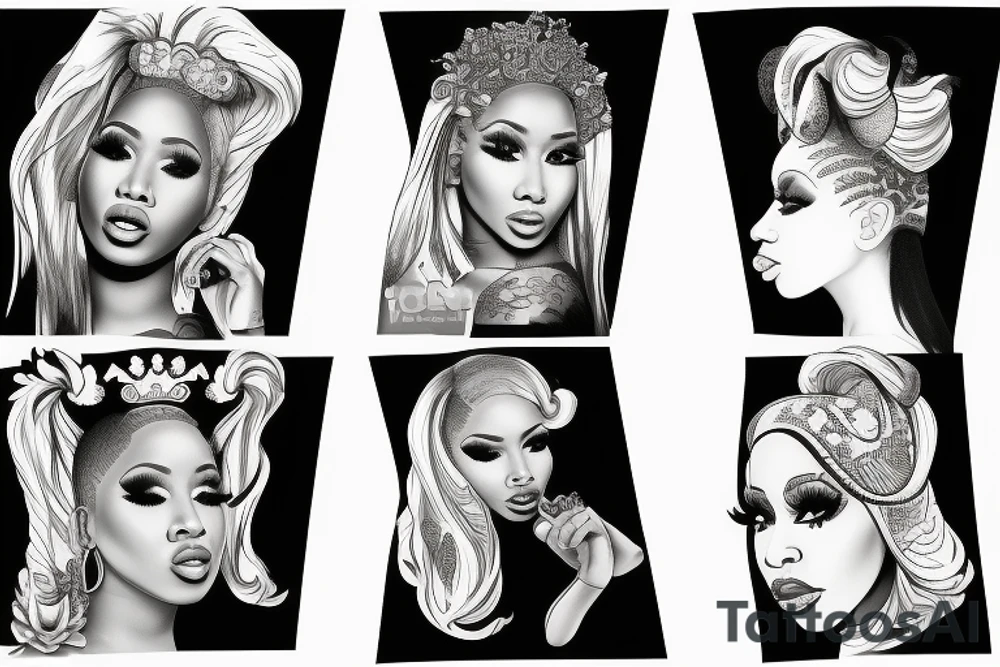 Nicki minaj ganja burn tattoo idea