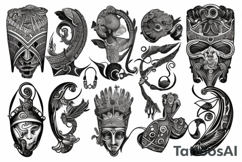 Ancient Greeks tattoo idea