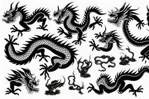 chinese dragon tattoo idea