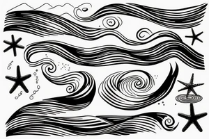 Beach wave
 very simple tattoo idea