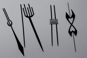 tuning fork in 3d tattoo idea