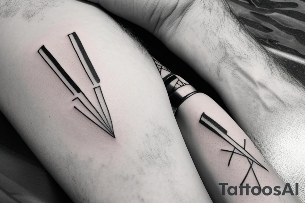 tuning fork tattoo idea