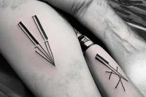 tuning fork tattoo idea