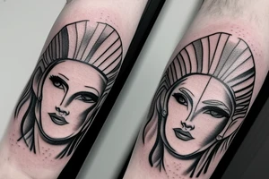 Zeus holding a lighting bolt tattoo idea