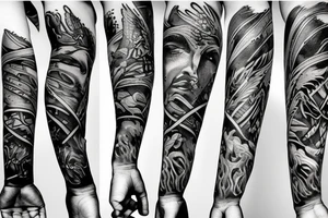 Zeus lighting tattoo idea