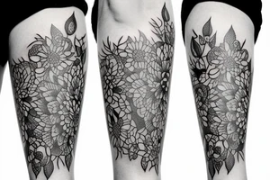 flowers turn to mist tattoo idea