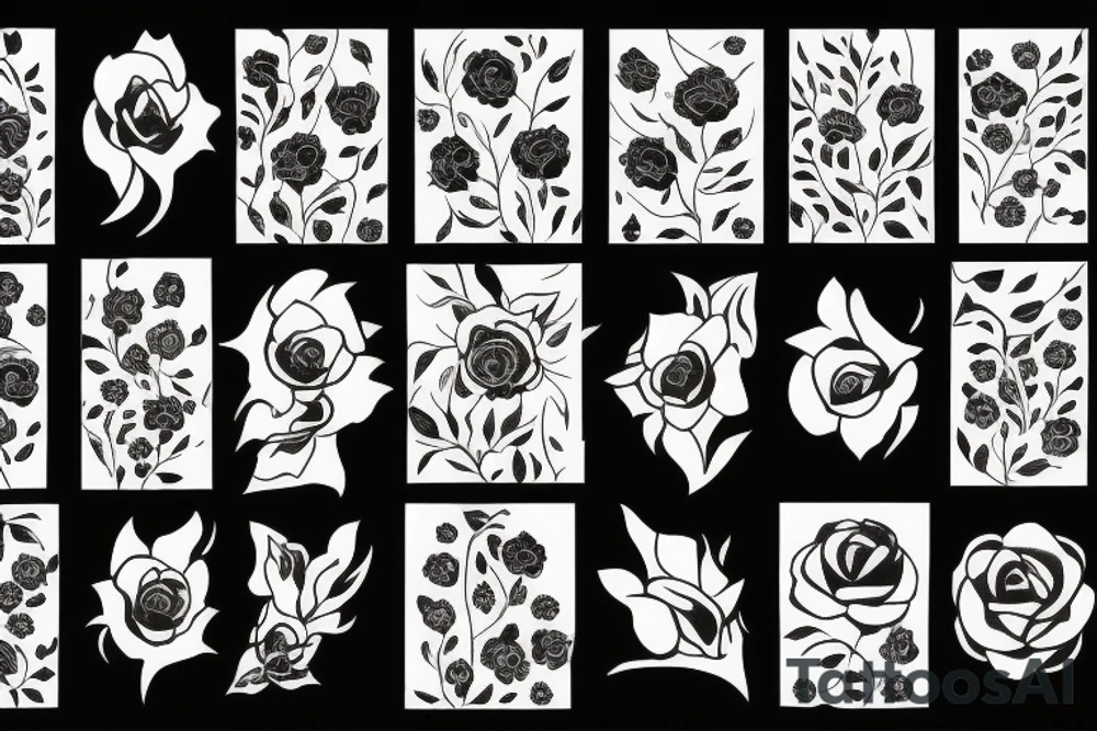 flowers turn to mist tattoo idea