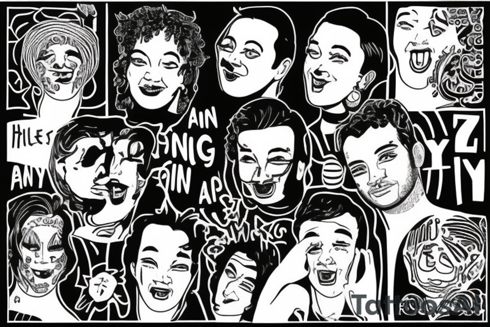 the cover of "being funny in a foreign language" from the 1975 tattoo idea the cover of "being funny in a foreign language" from the 1975 tattoo idea