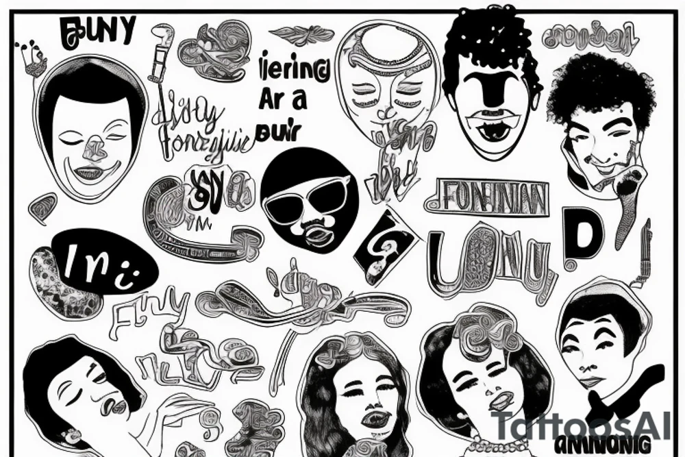 the cover of "being funny in a foreign language" from the 1975 tattoo idea the cover of "being funny in a foreign language" from the 1975 tattoo idea