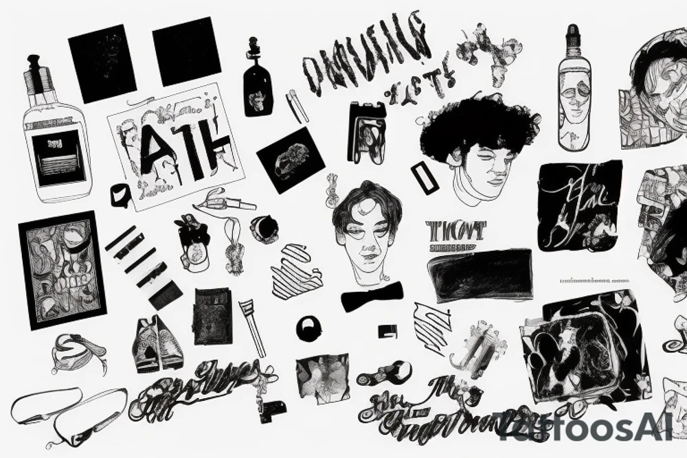 The 1975 band tattoo idea