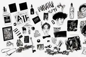 The 1975 band tattoo idea