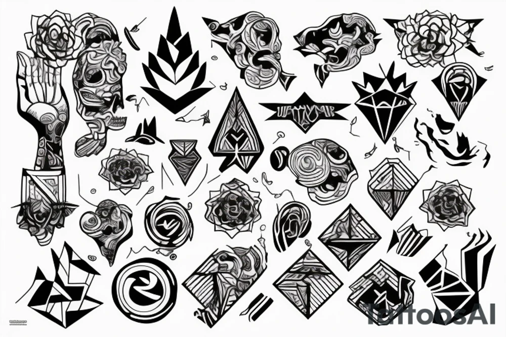 A human thatbstrieves for growth tattoo idea