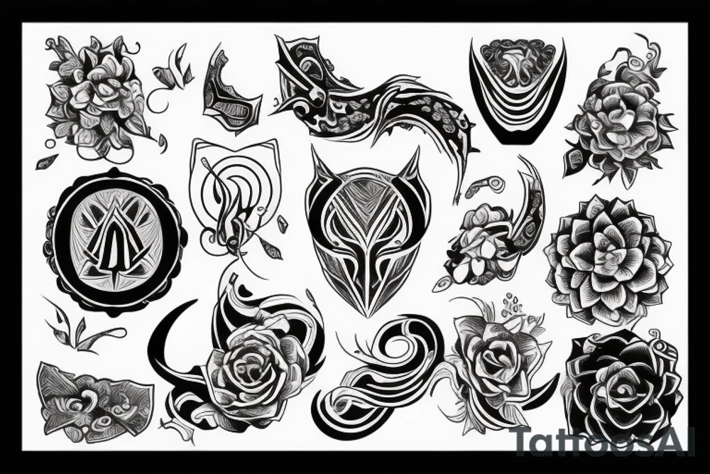 Something that represents walking your on path. tattoo idea