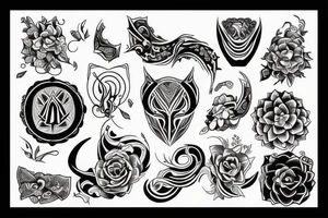 Something that represents walking your on path. tattoo idea