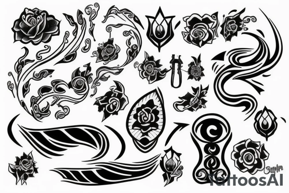 Something that represents walking your on path. tattoo idea