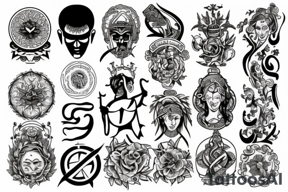 Stoic virtues tattoo idea