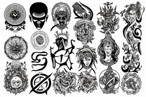 Stoic virtues tattoo idea