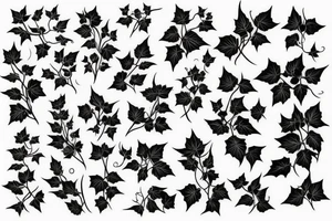 A broken greek pillar with ivy starting to grow up it tattoo idea