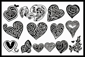 Crying heart tattoo idea