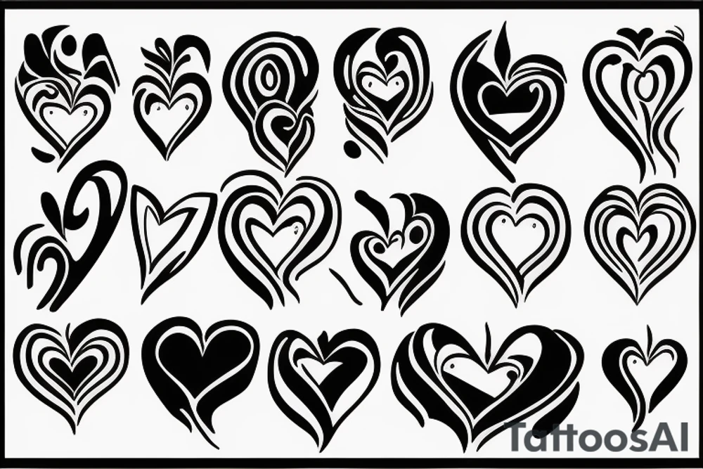 Crying heart tattoo idea