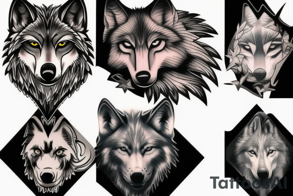 Wolf tattoo tattoo idea