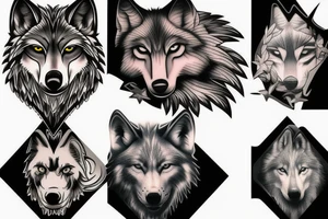 Wolf tattoo tattoo idea