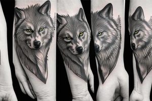 Wolf tattoo tattoo idea