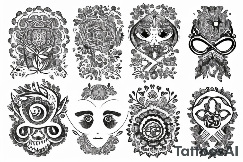 przemijający czas tattoo idea