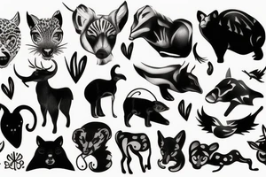 animals tattoo idea