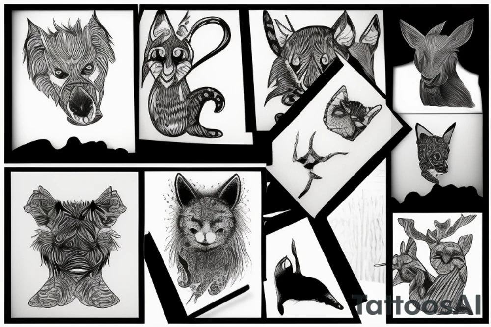 animals tattoo idea