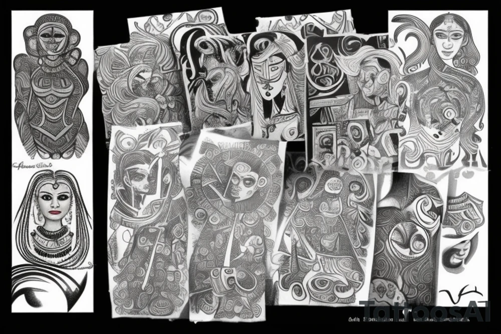 Kritan and kenjal names tattoo idea