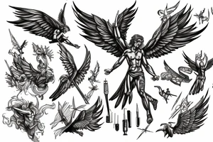 archangel Michael tattoo idea