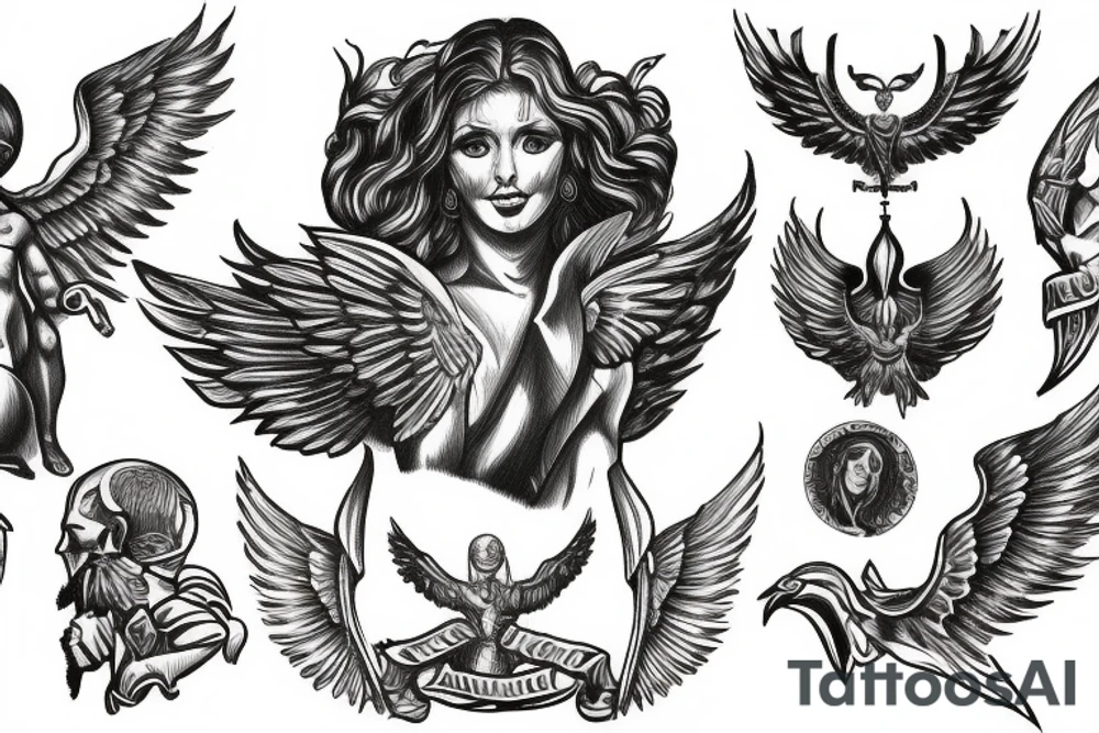 archangel Michael tattoo idea
