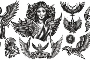 archangel Michael tattoo idea