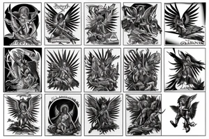 Archangel Michael tattoo idea