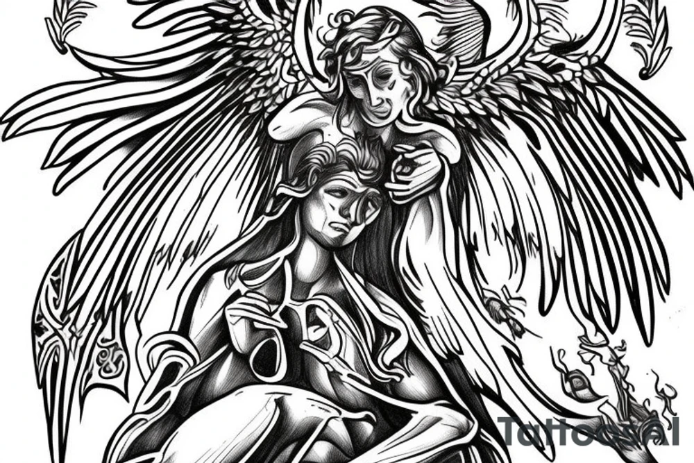 Archangel Michael tattoo idea