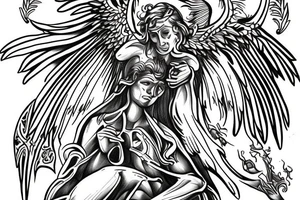 Archangel Michael tattoo idea