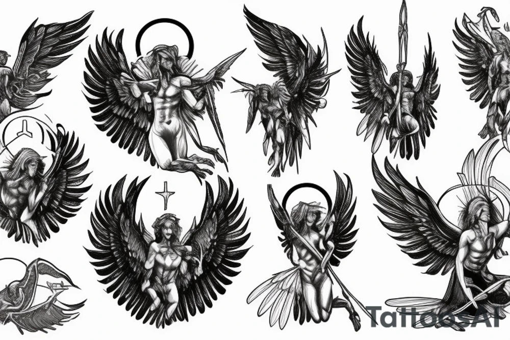 Archangel Michael tattoo idea